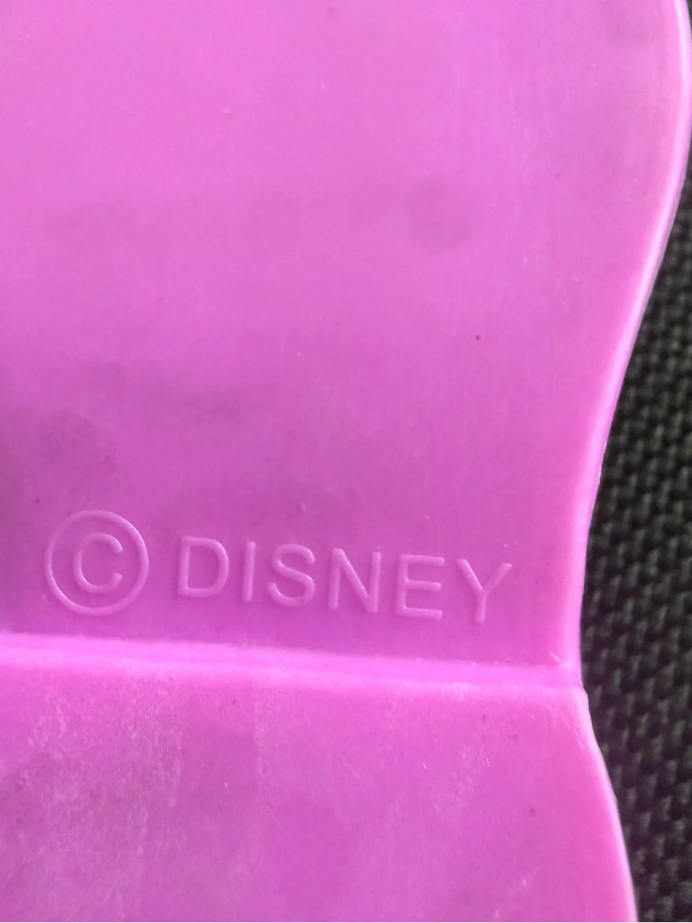Official Disney Princess 14” Toddler Doll Purple Bow Shoes Replacement 2-3/8”